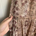 Anthropologie  Drew pink/mauve halter sleeveless tiered dress size medium D39 Photo 1