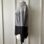 Jeanne pierre  Gray Colorblock Cotton Turtleneck Sweater Photo 2