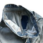 Levi's Levi’e Vintage RARE Blank Orange Tab High Rise Distressed Raw Hem Mom Jean short Photo 11