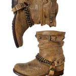NWT Sendra Crazy Horse Motorcycle Boots Size 7 Brown Photo 1