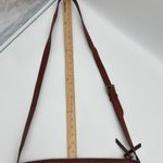 Lucky Brand  Leather Crossbody Bag/Purse - Red/Brown‎ Color Photo 11