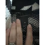 Investments  Sweater Open Houndstooth Cardigan Duster Black White Plaid Sz M Photo 2