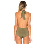 Clayton Olive Green Gianna Bodysuit Photo 4