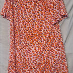2x$18 West Loop Size XL Multicolor Coral Off the Shoulder Short Sleeve Sun Dress Pink Photo 0