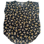 Hippie Rose  FLOWERS blouse top size L Photo 0