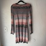 H&M Striped Sweater Dress Y2k Small Knit Long Sleeve Pocket Tunic Top Grunge Fall Photo 6