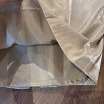 David's Bridal David’s Bridal Elegant Cream Champagne Shimmer Dress wedding Formal Prom Gown Photo 5