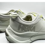 HOKA Transport Shoes Womens 8.5 Beige Lime Quick Lace Vibram Sole White Photo 7