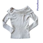 Anthropologie Aphorism Sweater Sz S Cowlneck Long Sleeves Cream Beige Winter Anthropol… Photo 5