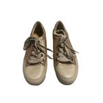 Paul Green  Sneakers Size 9 Rose Gold Metallic Leather Handmade Comfortable Photo 5