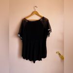 Rosegal plus size 2 X Spandex with Sequin dress black blose Photo 2