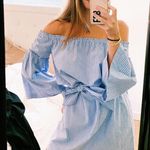 Laundry by Design Blue Tie Dress Photo 1