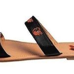 MLB NWOT Baltimore Orioles Double Strap Sandals Photo 0