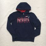 NFL New England Patriots Embroidered Zip Up Hoodie Sweatshirt Small Photo 0