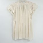 Ulla Johnson Ulla Johnson Womens Quiet Luxury Contemporary Flutter Sleeve Ren Top Size 0 Photo 9