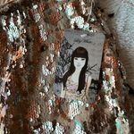 Lily White Ally White Mini Skirt with sequins in size Small Photo 2