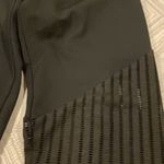 Strut this  Women’s Black Mesh Bottom Leggings Photo 4