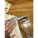 Crowned Free One Lace Floral Lace Ivory Shawl Kimono Cover Up Festival Size 10 Photo 5