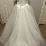 Mori Lee size 6 wedding dress - ball gown style - strapless- pearls/rhinestones Photo 3