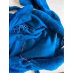 70s VTG Montgomery Ward Electric Blue Plush Shag Robe Cozy Retro Unisex Size undefined Photo 5