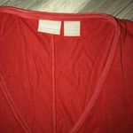 Chico's zenergy, tunic or dress, size 0, v neck, flowy, brick color, pit to pit measurement is 17, length is 28 Photo 4