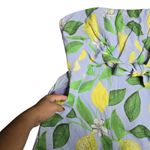 Anthropologie  Maeve Lemon Grove Strapless Jumpsuit Size: 10P Photo 3