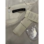 Abercrombie & Fitch  White Organza Tiered Strapless Mini Bridal Wedding‎ Dress S Photo 4