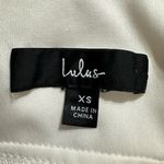 Lulus  Absolutely Breathtaking Halter Gown Women's XS Off White Maxi Sleeveless Photo 8