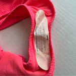 Aerie NWT JACQUARD CUT OUT STRING ONE PIECE SWIMSUIT sun coral XXL Photo 9