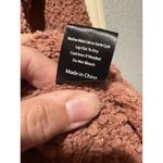 POL  Women's Cowl Neck Knit Sweater Size Medium Brown Mocha Textured Cozy Photo 3