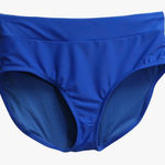 Women’s Island Escape Tummy Thinner Blue Swim Suit Bottom Size 8 High Waisted Photo 0