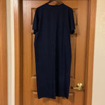 Polo Ralph Lauren Women Cotton Jersey Tee Pony Logo Dress Size S Blue Photo 2