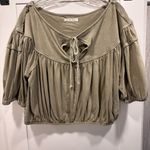 Free People No Good Alone Tee size Medium in Willow Green Photo 11