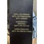 House of Harlow  1960 Blue Floral Embroidered Denim Crop Top Large Square Neck Photo 11