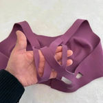 Lululemon  Laser Focused‎ Sports Bra Vintage Plum Purple Medium Support 12B/c Photo 6
