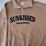 Sunkissed Coconut Quarter Zip Sweatshirt Photo 1