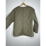 Commense Lightweight Quilted Button Front Jacket S NWT Green Photo 5