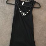 Xhilaration tank top - detachable jewel collar S Photo 1
