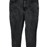 Madewell  The Perfect Vintage Mom Jeans Tapered Leg High Rise Lunar Wash Black 25 Photo 1