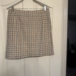 Paper Crane  Plaid Pencil Mini Skirt Photo 1