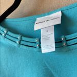 Alfred Dunner  Turquoise Floral Beaded Top medium Photo 3