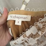 V. Chapman White Lace Mini Dress Photo 3