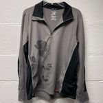The North Face Grey Floral Half Zip Photo 0
