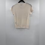 J.Crew  Ribbed featherweight cashmere T-shirt in Snow Photo 5