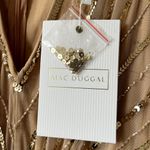 Mac Duggal  Beaded Striping Kimono Sleeve V-Neck Gown maxi dress size 4 UB Photo 5