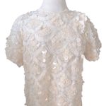 ZARA  LIMITED EDITION RUNWAY STYLE POPULAR TULLE OFF WHITE/CREAM SEQUIN DRESS NWT Photo 5