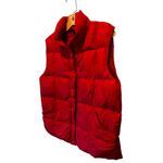 Land's End‎ Red Puffer Vest Size M Photo 1