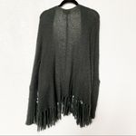 Wooden Ships Nola Fringe Cardigan Green Size Small Photo 12