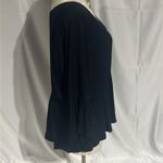 Torrid  black stretch challis bell sleeves midi top size 4,(4X) Photo 2