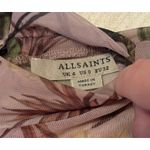 ALL SAINTS Nolina Elia Floral Botanical Print Long Sleeve Mesh Bodysuit Sz 0 Photo 3